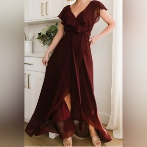 Katya Ruffle Maxi Dress